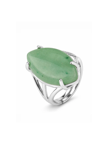 Anel Marquesa Aventurina Verde